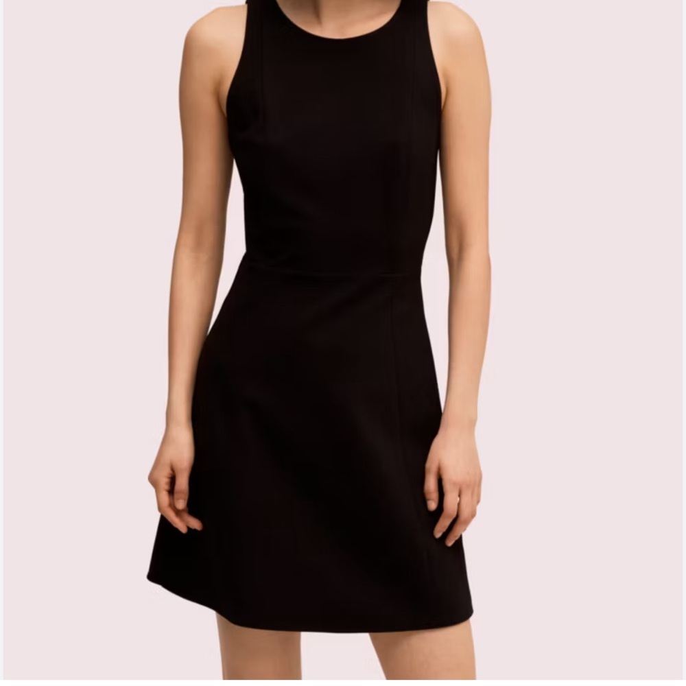 Kate Spade paneled ponte Black Mini Dress M